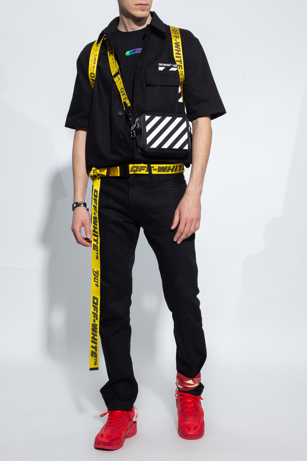 Off white 2025 belt shirt